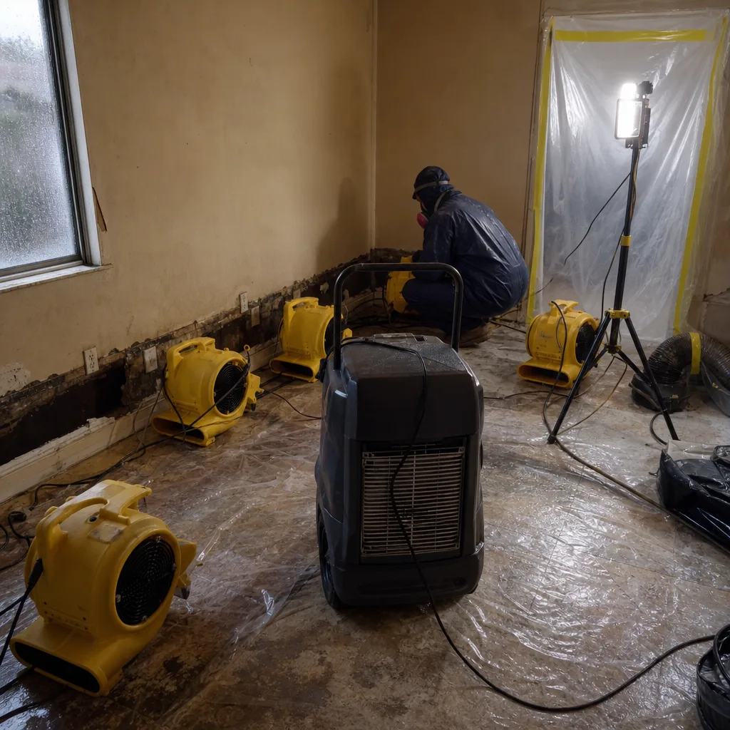 Water Damage Restoration in Downey